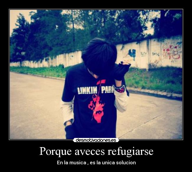 Porque aveces refugiarse -