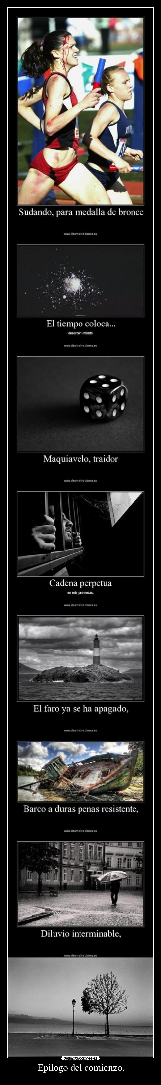 Epílogo del comienzo. - 