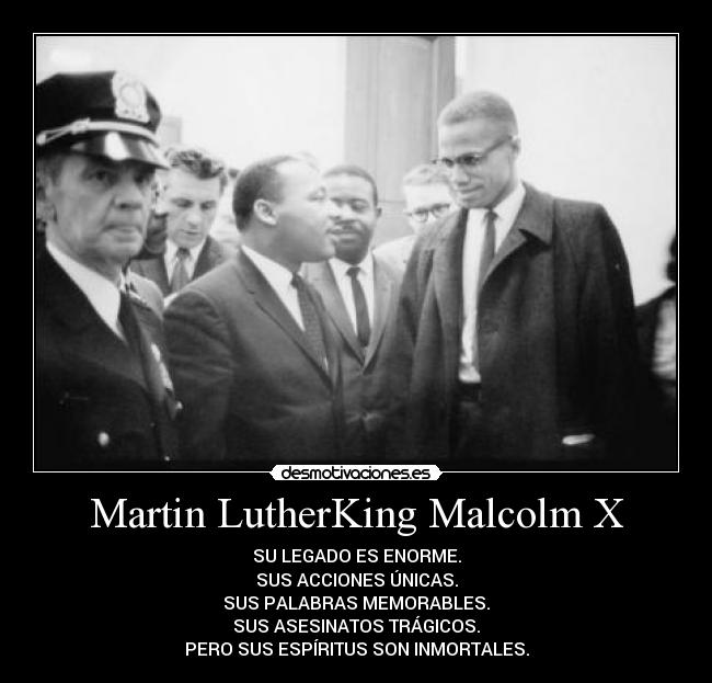 Martin LutherKing Malcolm X - 