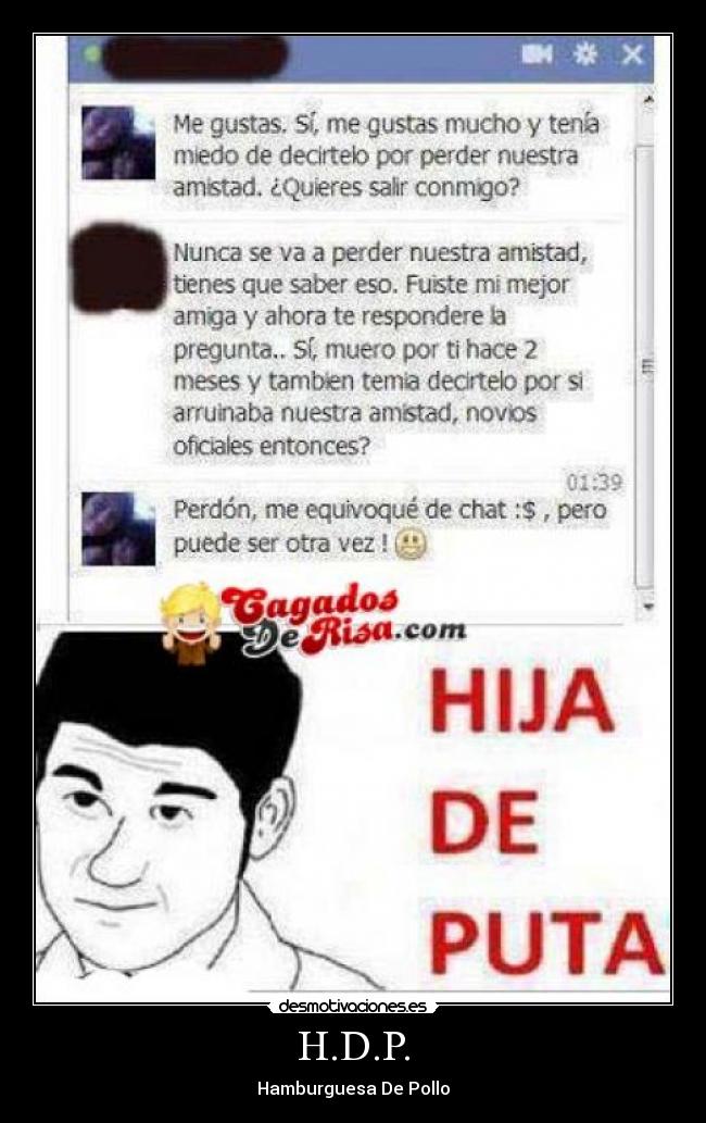 H.D.P. - Hamburguesa De Pollo