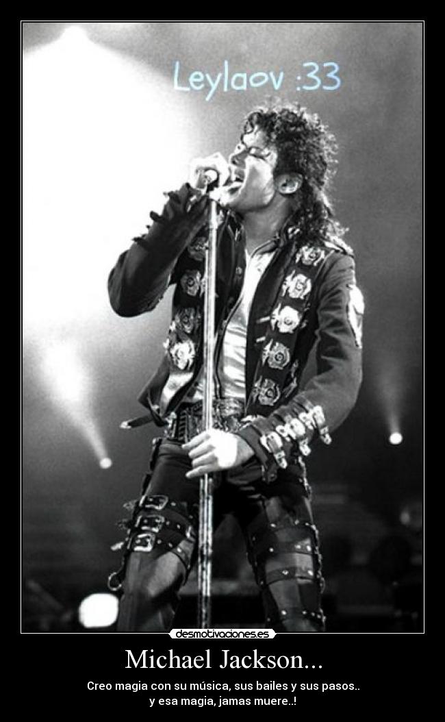 carteles michael jackson mejor ejemplo seguir desmotivaciones