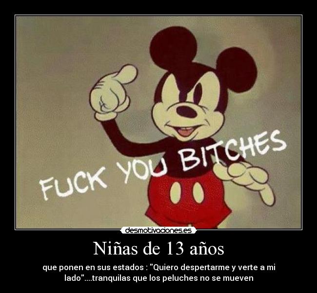 carteles mickey mouse raton sexy que viola ninos que toman sopa desmotivaciones