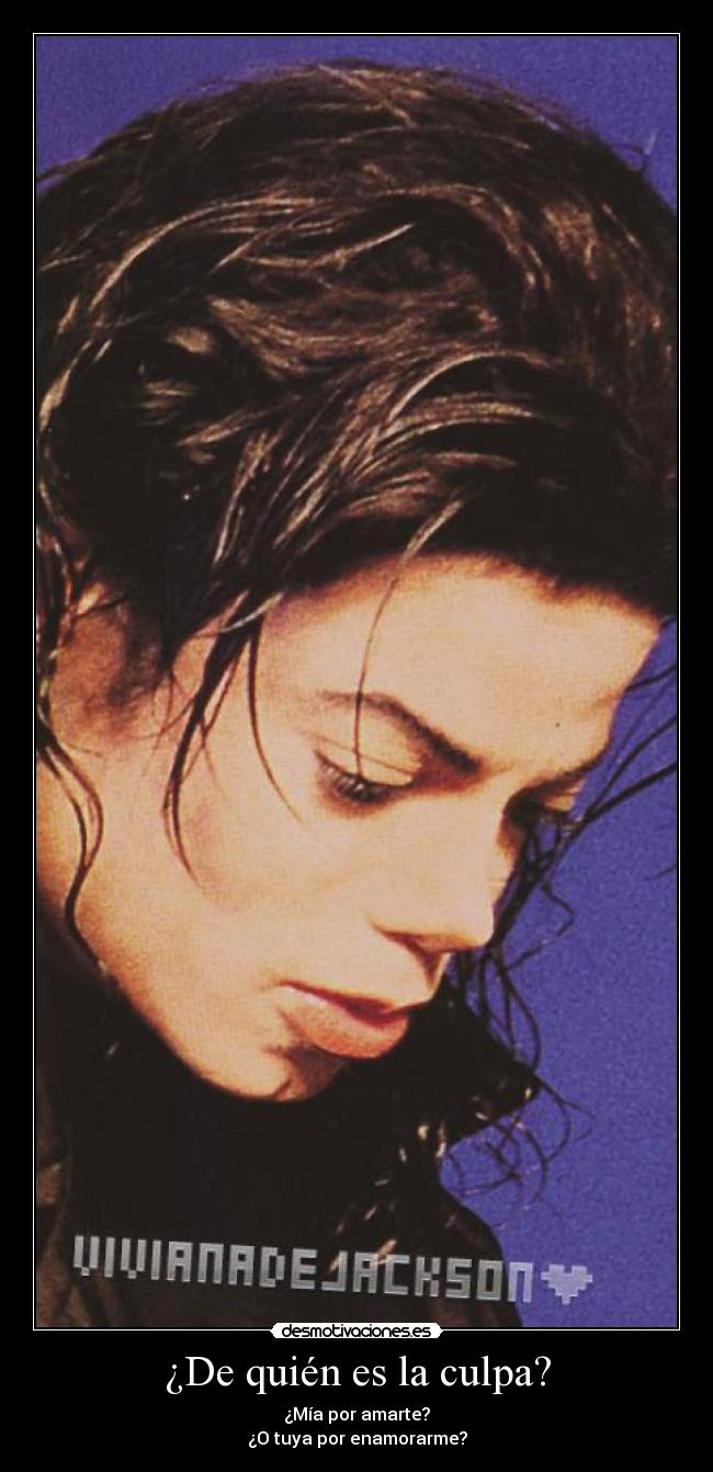 carteles michael jackson love you desmotivaciones