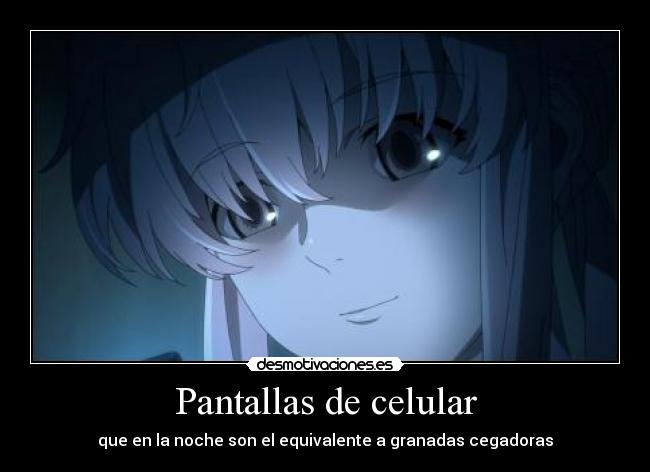 carteles mirai nikki anime harukaze desmotivaciones