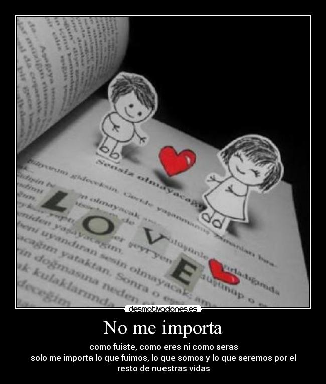 No me importa - 