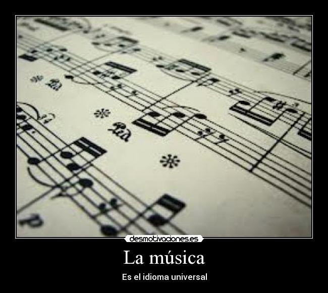 La música -