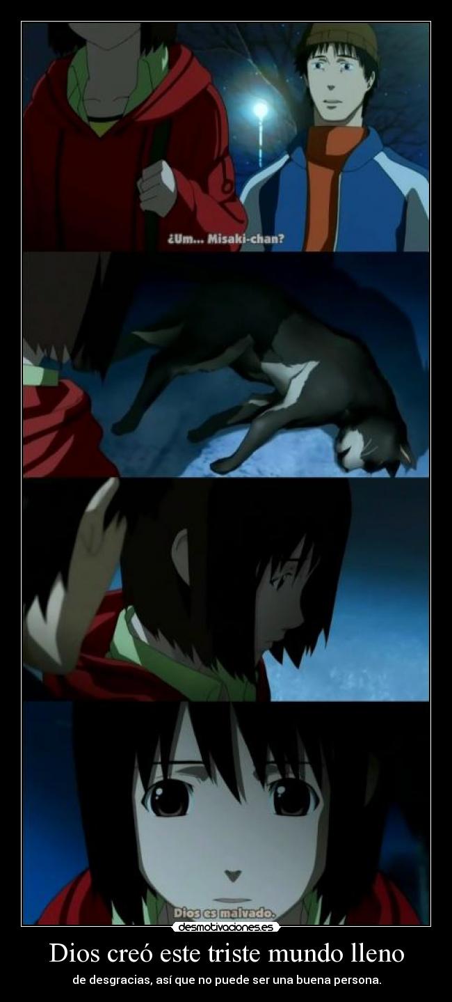 Dios creó este triste mundo lleno -