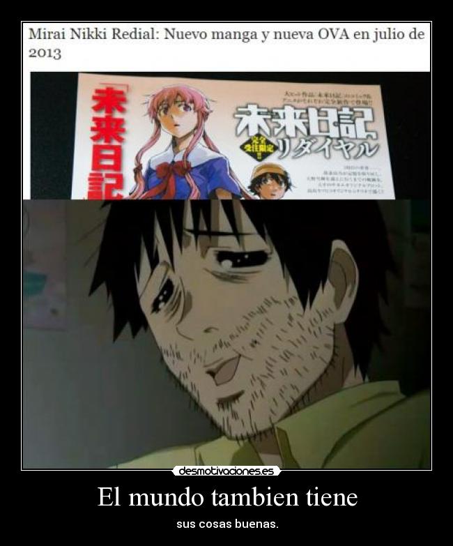carteles mundo harukaze welcome nhk satou feliz por anime mirai nikki redial ilusionado hikikomori desmotivaciones