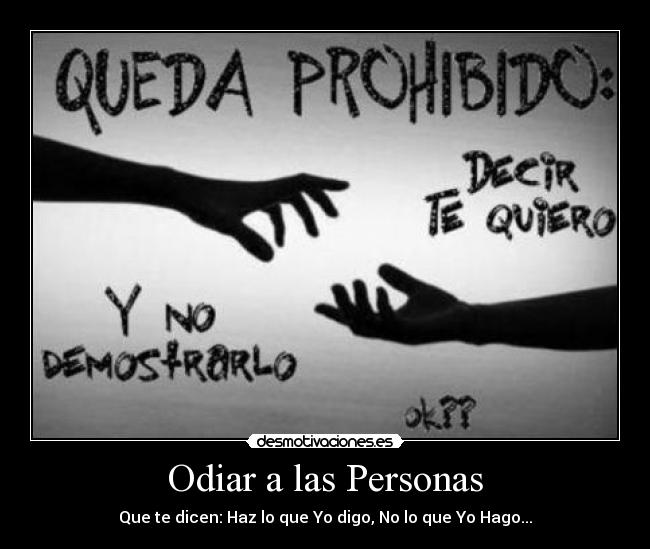 Odiar a las Personas - 