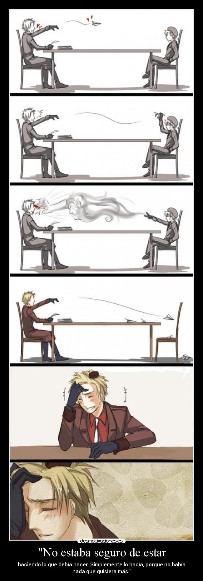 No estaba seguro de estar -