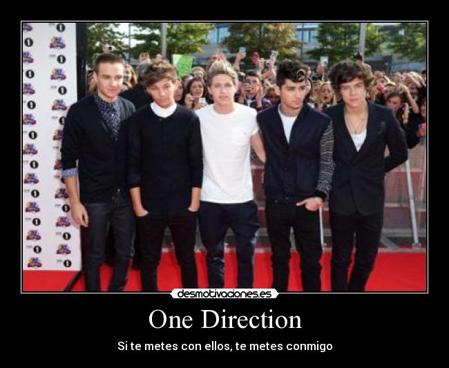 One Direction - Si te metes con ellos, te metes conmigo