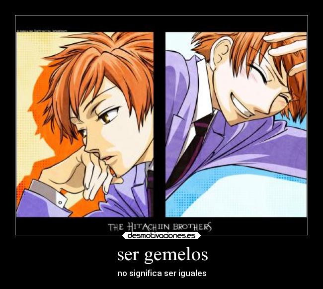 ser gemelos -