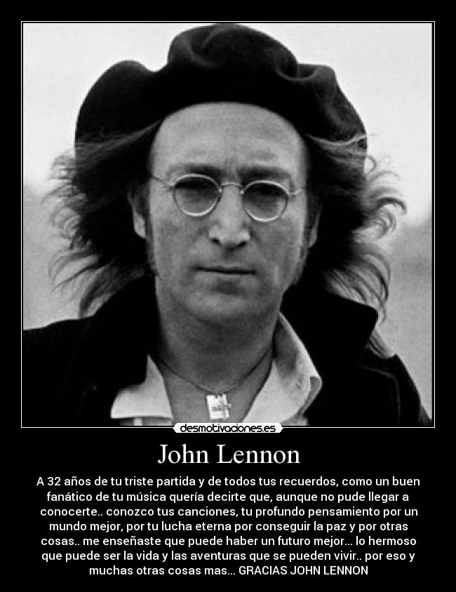 carteles john lennon murio desmotivaciones
