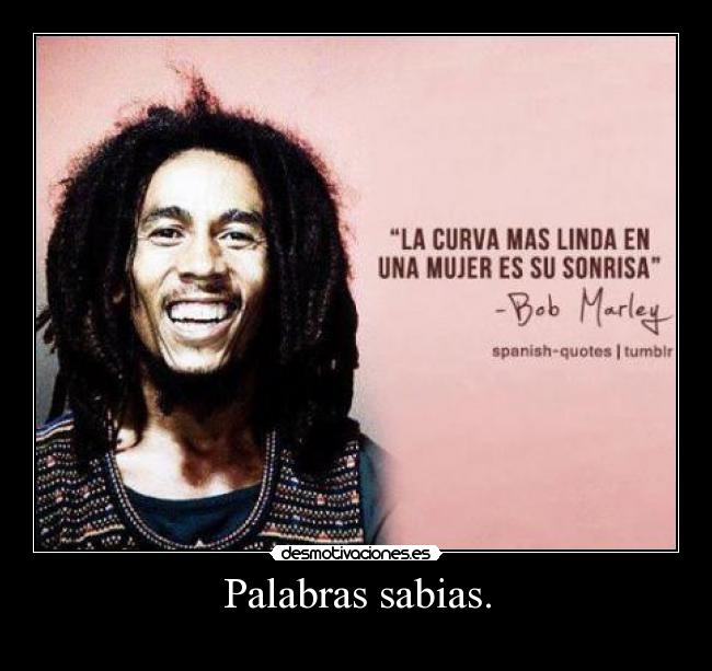 Palabras sabias. -