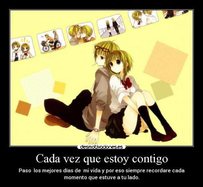 Cada vez que estoy contigo - 