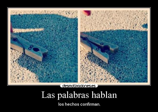 Las palabras hablan -