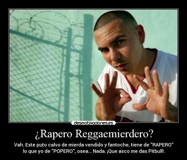 ¿Rapero Reggaemierdero? -