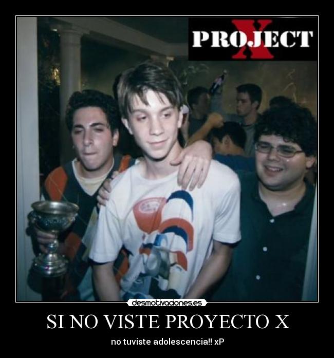 SI NO VISTE PROYECTO X - 