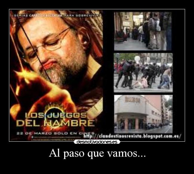 Al paso que vamos... -