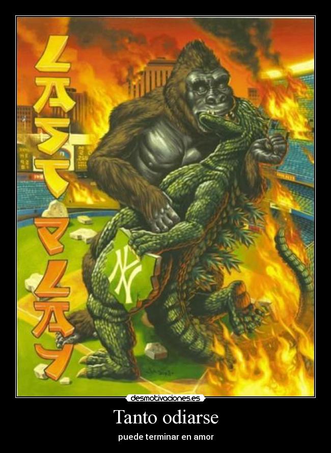 Tanto odiarse -