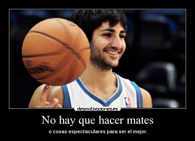 No hay que hacer mates -