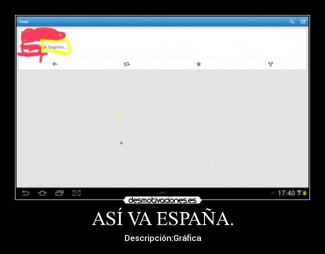 ASÍ VA ESPAÑA. -