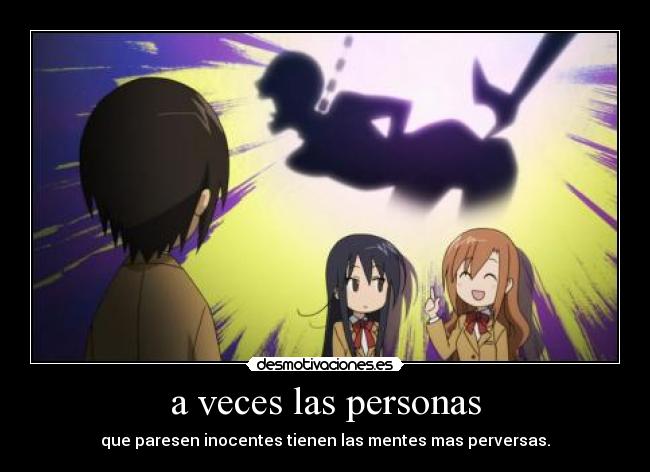 a veces las personas -
