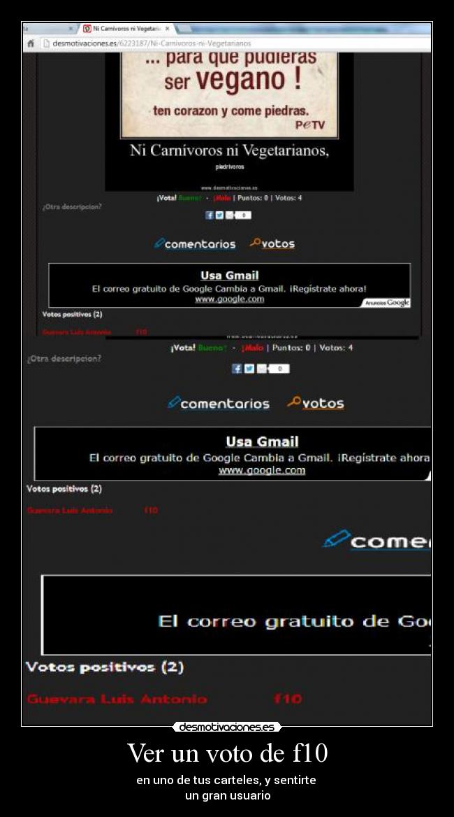 carteles f10 desmotivaciones