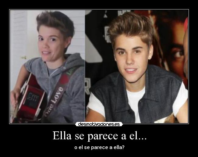 Ella se parece a el... - o el se parece a ella?