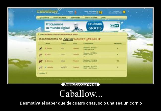Caballow... -