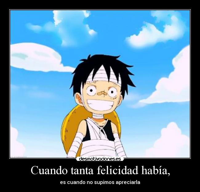 Cuando tanta felicidad había, - 