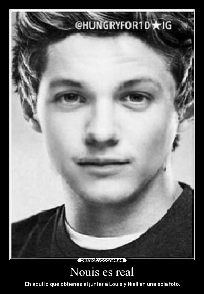 Nouis es real - Eh aquí lo que obtienes al juntar a Louis y Niall en una sola foto.