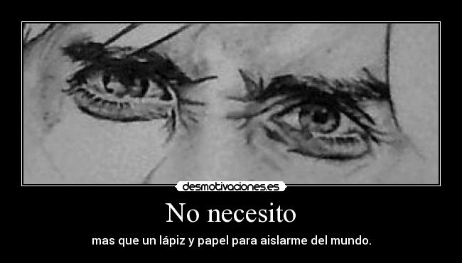 No necesito - 