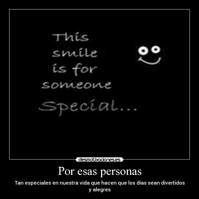 Por esas personas - 
