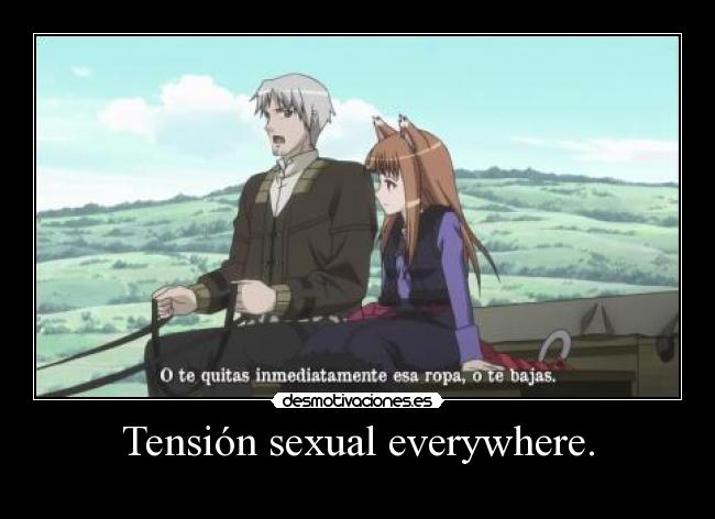 Tensión sexual everywhere. - 