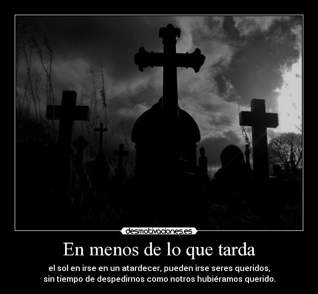 En menos de lo que tarda -