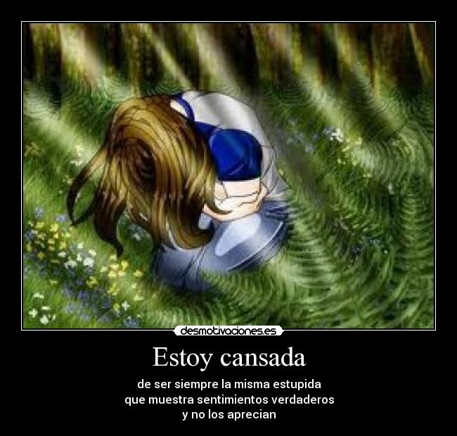 Estoy cansada - 
