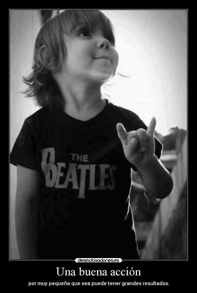 Una buena acción -