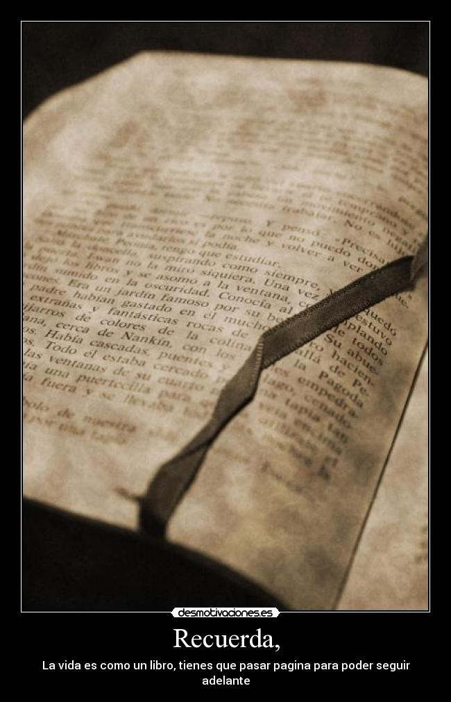 Recuerda, - 