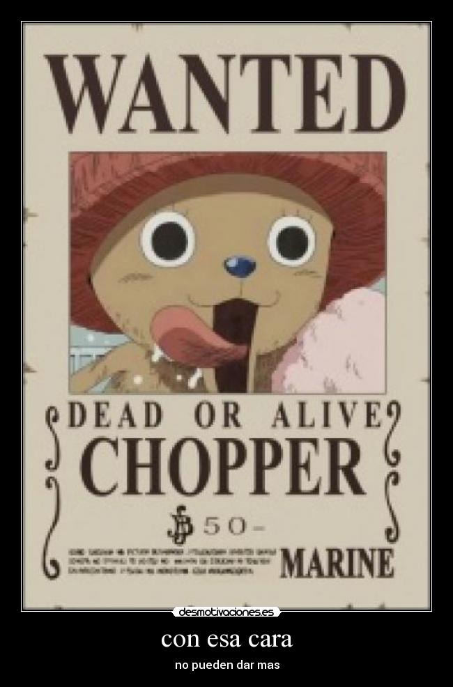 carteles luffy choper desmotivaciones