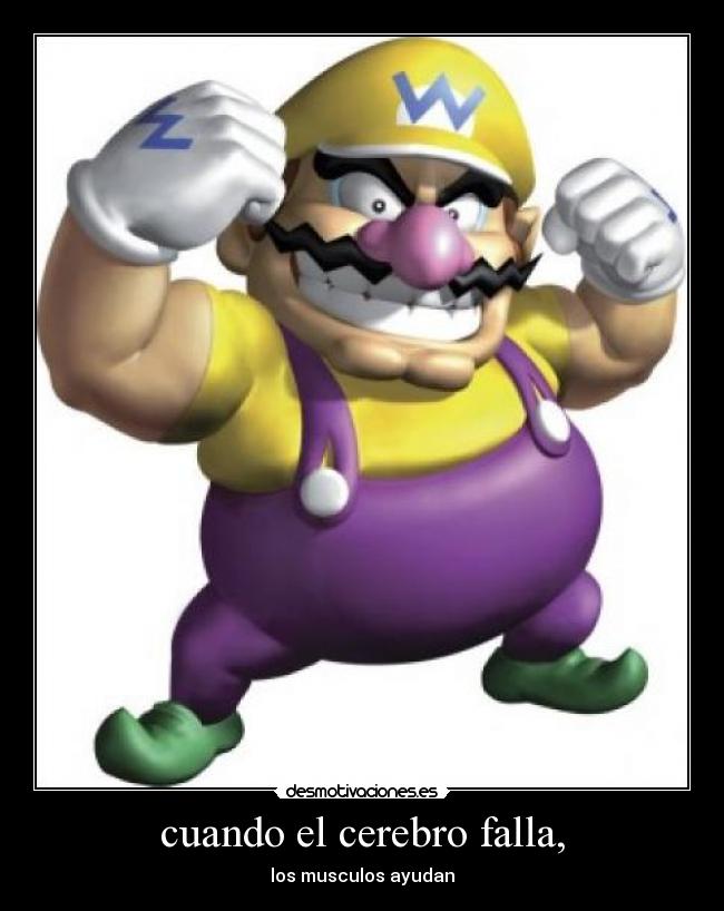 carteles wario desmo desmotivaciones