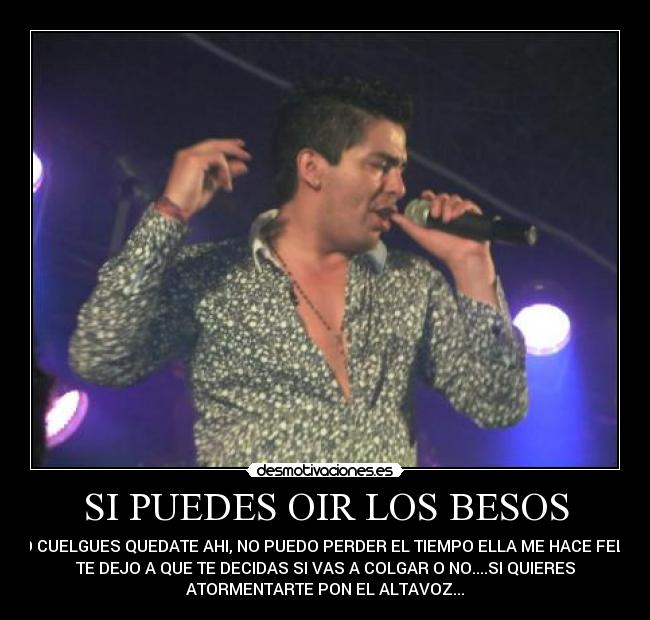 carteles besos nicolas desmotivaciones