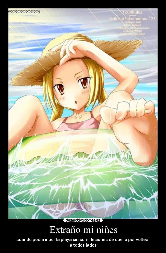 Extraño mi niñes -