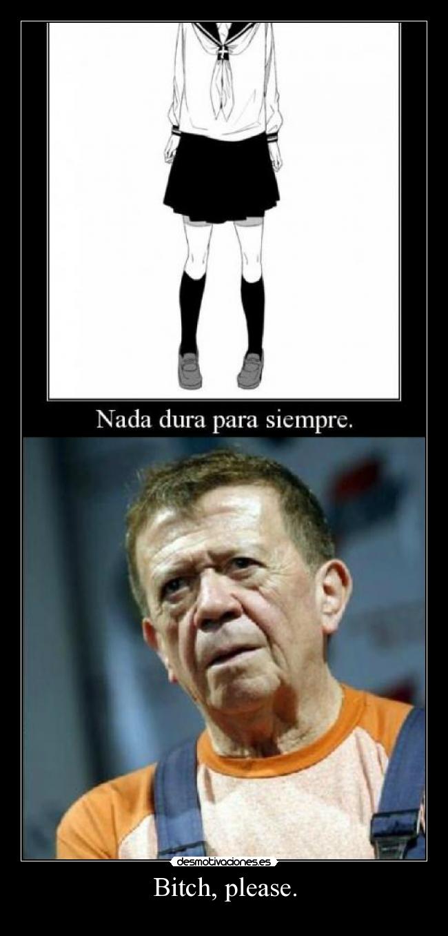 carteles bitch please chabelo sandrablue desmotivaciones