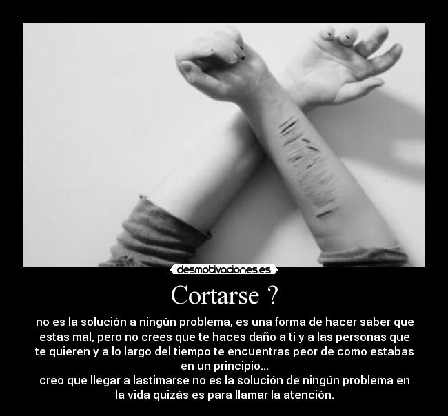 Cortarse ? - 