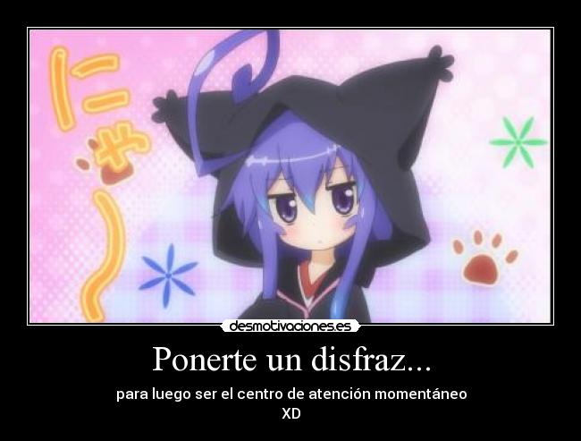 Ponerte un disfraz... - 