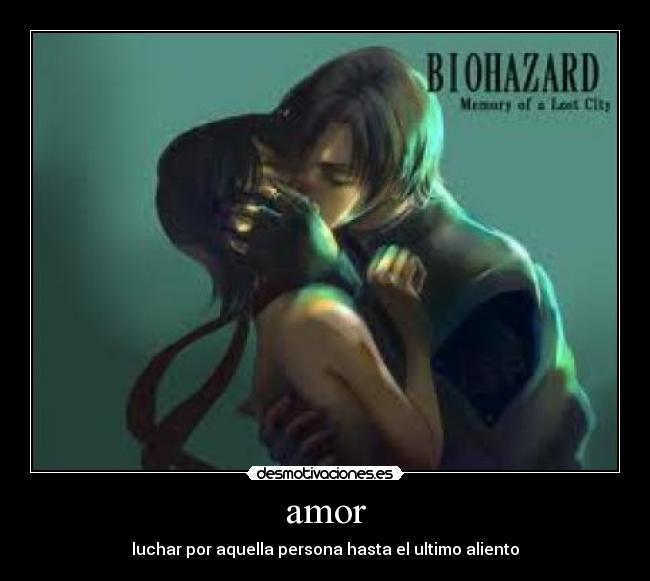 carteles amor resident evil desmotivaciones