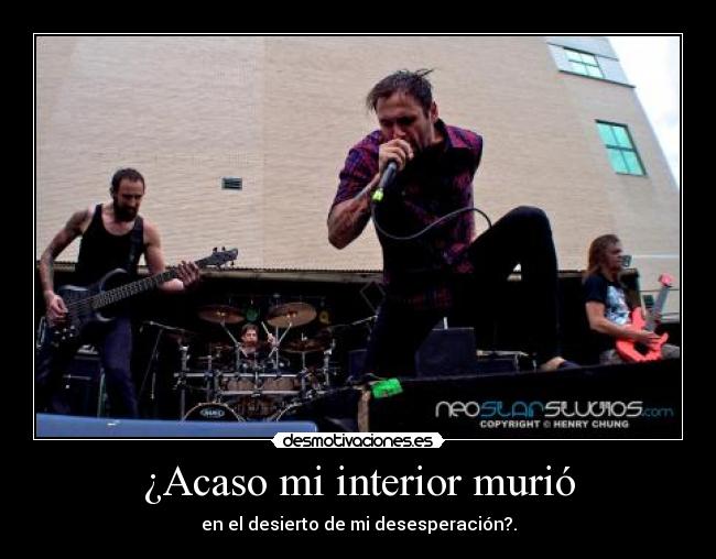 ¿Acaso mi interior murió - 