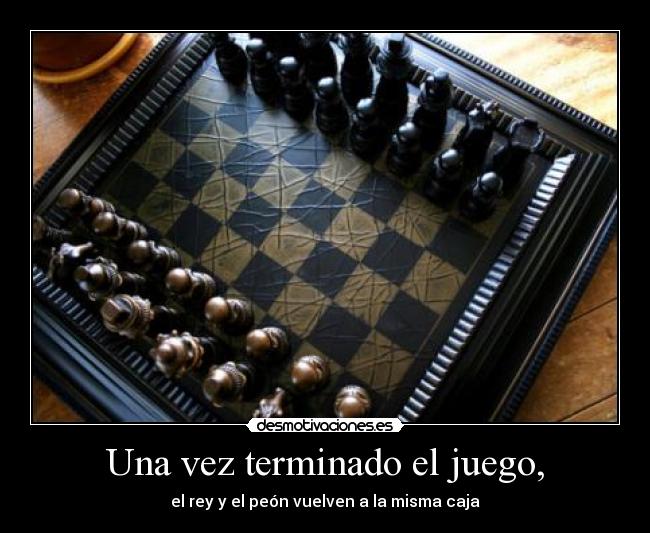 Una vez terminado el juego, -