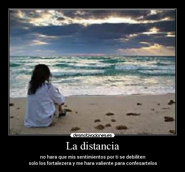 La distancia -